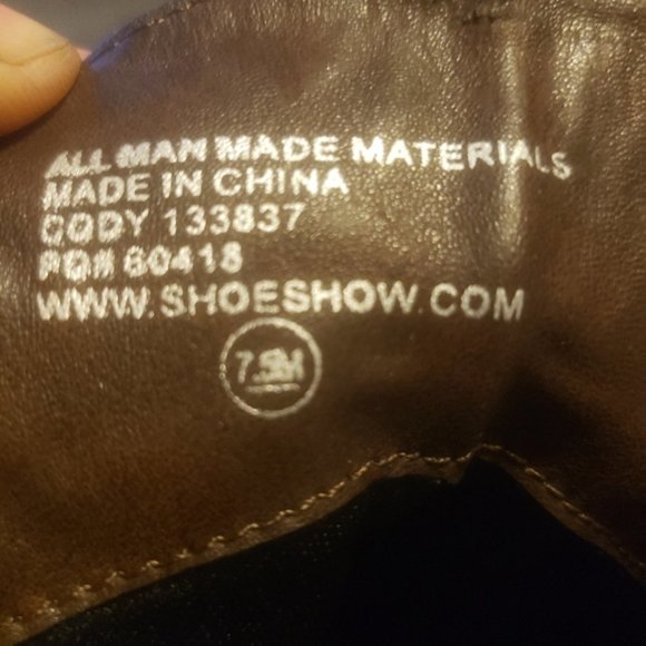 LEATHER CHUNKY BROWN BOOTS - Picture 4 of 5